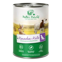 Naturhof Hundefutter Kalb & Kaninchen 400G