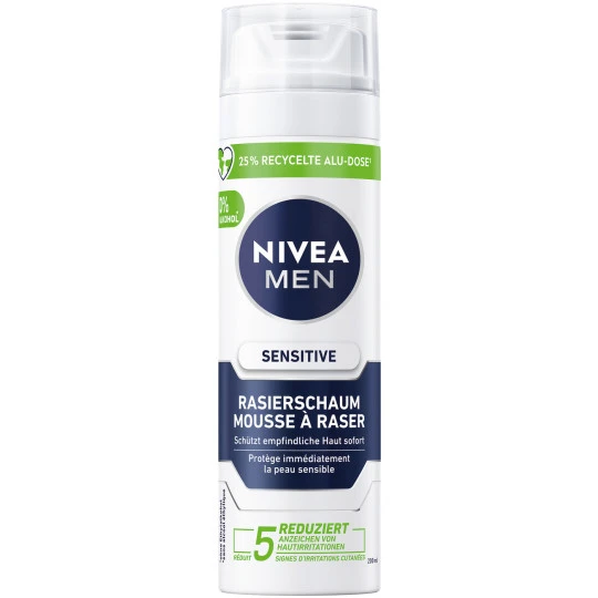 NIVEA Men Rasierschaum Sensitive 200ML 1 NIVEA Men Rasierschaum Sensitive 200ML