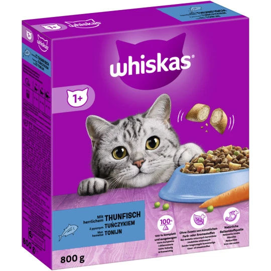 Whiskas 1+ Mit Thunfisch 800G 1 Whiskas 1+ Mit Thunfisch 800G